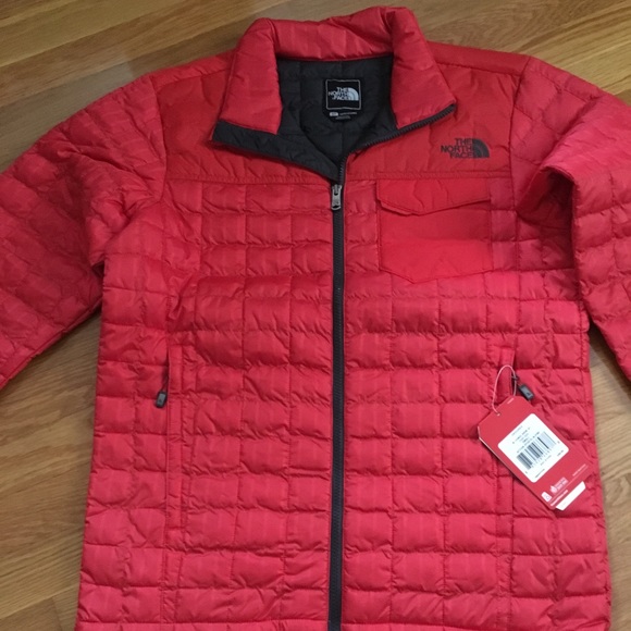 SALE Men North Face Thermoball Red Snow Jacket NWT - Picture 3 of 4